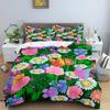 Daisy King Queen Duvet Cover Flowers Butterfly Bedding Set For Kids Teens Adults White Floral Theme 2/3pcs Polyester Quilt Cover