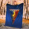 Mks Pogo Szczecin Flannel Blanket Soft Warm All-Season Throw, Design for Camping, Car Travel, Hiking Sofa, Bed, Office Perfect Gift for Parties