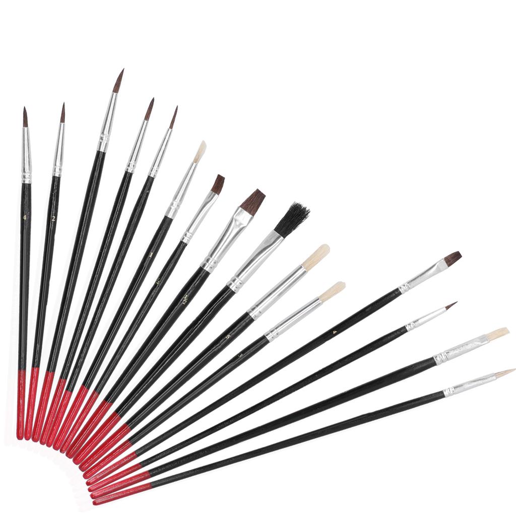 15pcs Art Painting Brushes Set for Gouache Watercolor Acrylic Oil Painting Drawing Brush15pcs Set