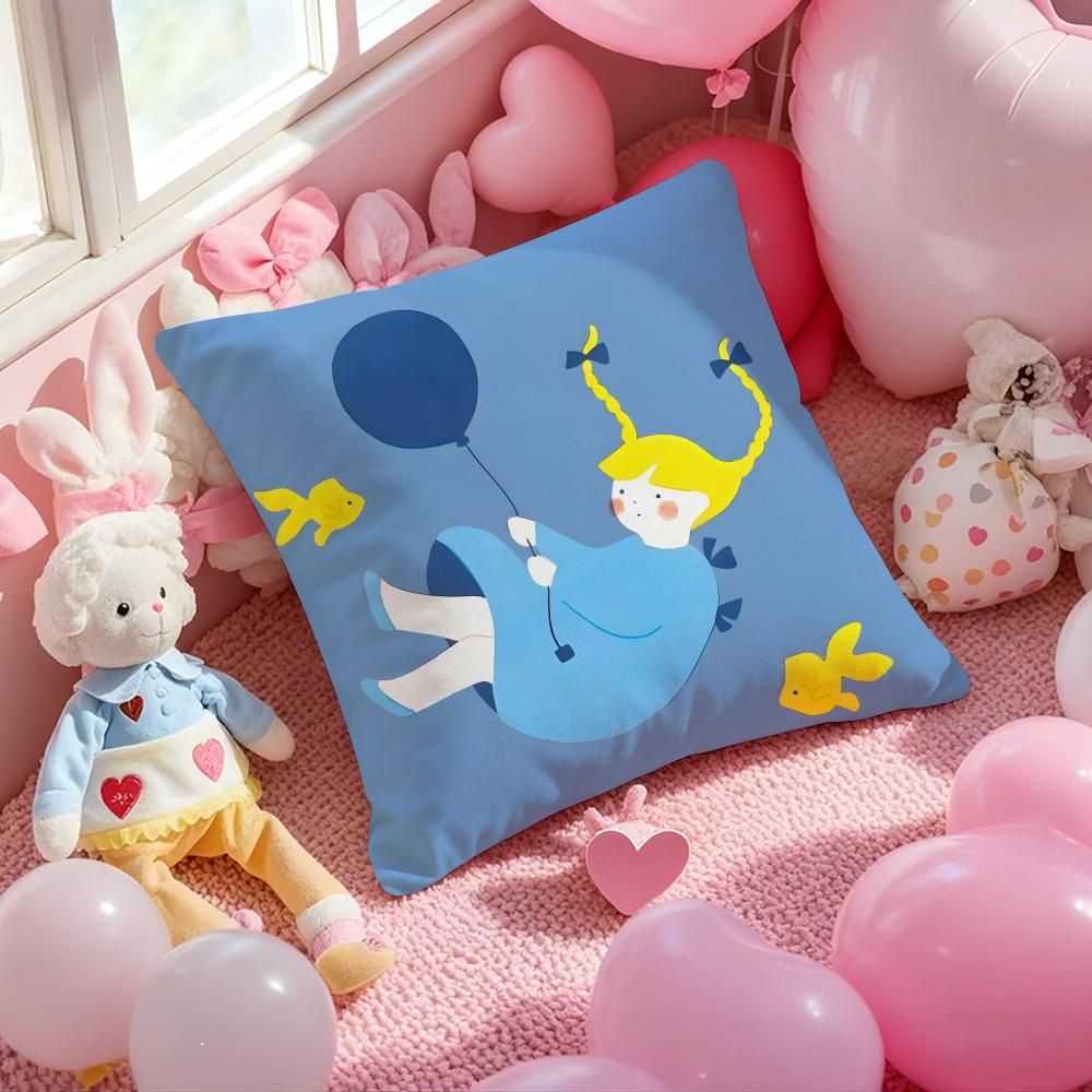 Aoyama Kazuyo ART Cushion Cover Pattern Printed Pillowcase for Living Room Sofa Cushion Cover & Bedroom Decor