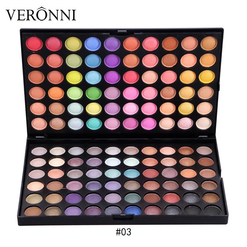 Palette Ombretti 120 Colori Perlescenti & Opachi Tonalità Terra