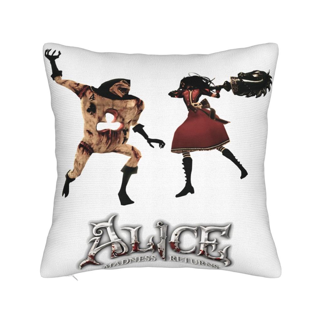 A-Alice Madness Returns Pillowcases Game Kawaii Pillow Case For Wedding Party Home Decor Square Pillow Cover