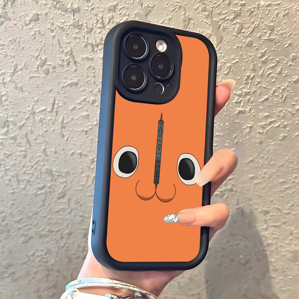 

Anime Chainsaw Man Bochita Phone Case For IPhone 17 Pro Max 16 15 14 Pro Max IPhone 13 Pro Max 11 Plus Silicone Cover iPhone 14 Pro Max