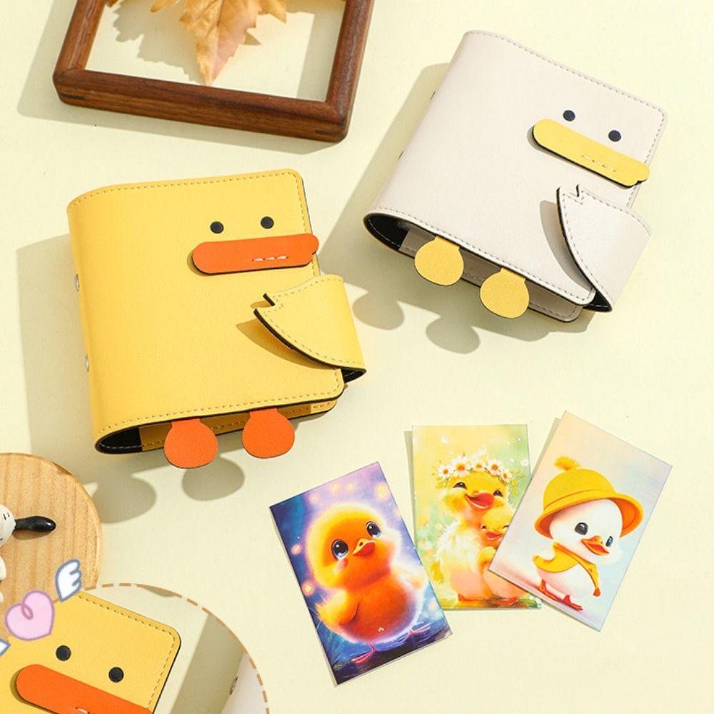 

3inch Souvenir Card Book Cartoon Duck Idol Postcards Holder New Photo Album Kpop