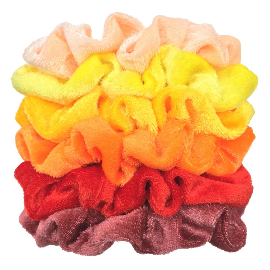 10pc Women Hair Scrunchies Velvet Solid Color Band for Girls Ponytail Holder Rubber Bands Ties Accessories Headbands Gumki
