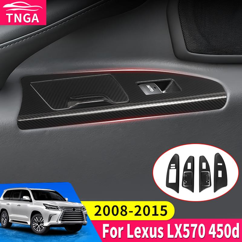 For Toyota 2008 2009 2010 2012 2013 2014 2015 Lexus 570 LX570 Window Switch Control Panel Cover Trim Door Interior Accessories
