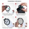 67mm Phone Gadget Filter Base Plastic Filter Attachment Filter Holder Smartphone Filter Attachments for Phone  14/15