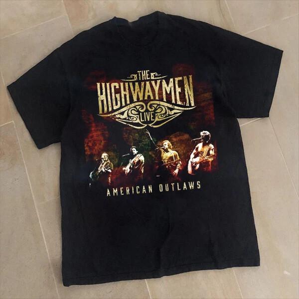 The Highwaymen счастливы вместе Америка Разбойники Футболка Размер S-5XL Унисекс Футболка S