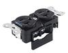 20A Wall Outlet High-Grade GTX-D-NCF(R) Rhodium-Plated