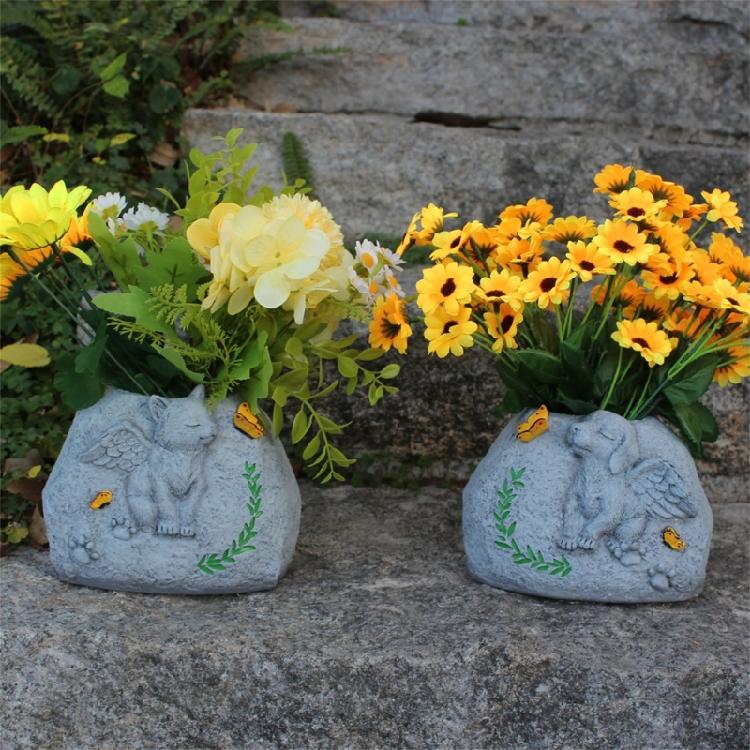 Fashionable Pet Memory Plant Hold Commemorative Flower Hold Resins for Outdoor