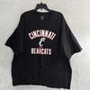 NCAA Cincinnati Bearcats Mens T Shirt Black Graphic Gear For Sports 3XL Cotton