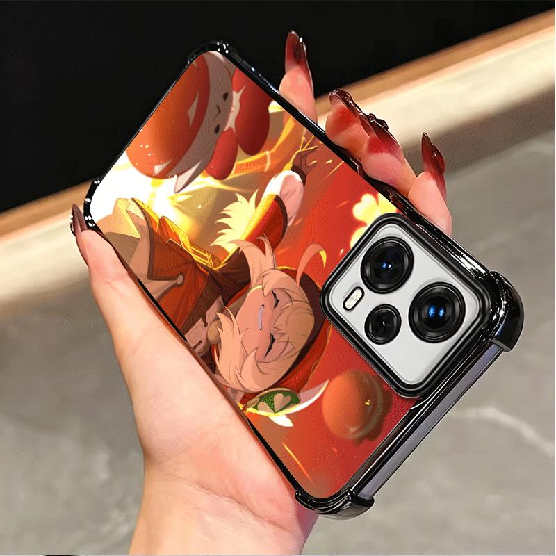 Genshin Impact Klee Plating Phone Case For Xiaomi Poco X5 X6 X7 X8 Pro Max F8 Ultra F7 M8 M7 M5S Redmi 15C 15 14C 13C 13 X3 12C