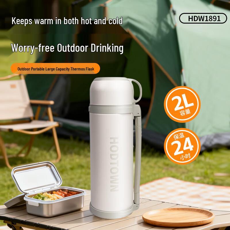 

Hodtown Outdoor Camping Foldable Stainless Steel Cup & Insulated Pot Set