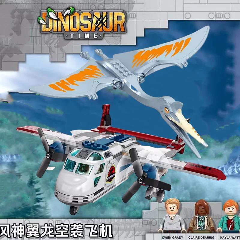 Dinozaury z Jurajskiego Parku Południowy Smok Behemot i Smok Sierpowaty Atak 76949 T-Rex Klocki Zabawki dla Dzieci Prezent