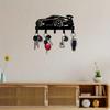Metal Key Hook Wall Mount Multi Functional Kitchen Bathroom Garage Organizer