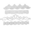 Sea Wave Flower Lace Cutting Dies Metal Stencil DIY Scrapbooking Album Paper Card Embossing Craft Decor Art Die Cut Edge Border