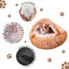 DICOCO Winter Dome Pet Bed for Cats and Indoor Pet Bed for Dogs and Available in Various Sizes and Colors Gradient Dogs, Warm, Non-Slip, Washable,