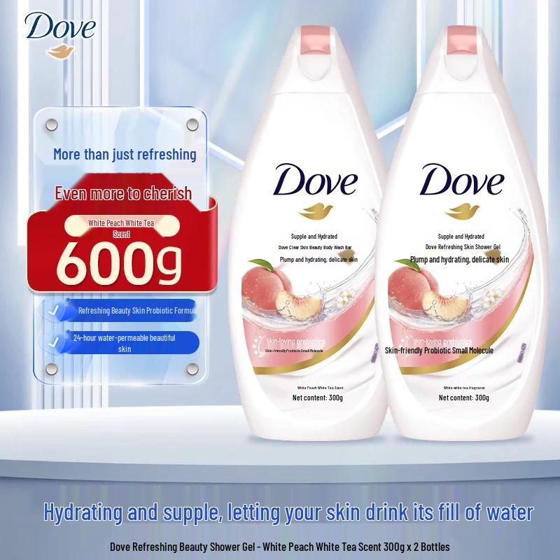 Dove White Peach White Tea Scent Shower Gel