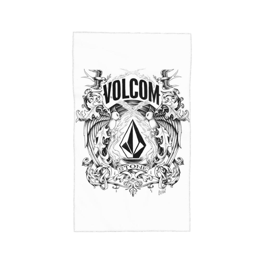 V-Volcom Logo Asciugamano Viso Morbido Asciugatura Rapida Piscina Bagno Asciugamani in Cotone Assorbenti