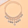 Vintage Headgear Exotic Hair Accessories Necklace Multi-purpose Ethnic Style Alloy Coins Tassel Forehead Chain
