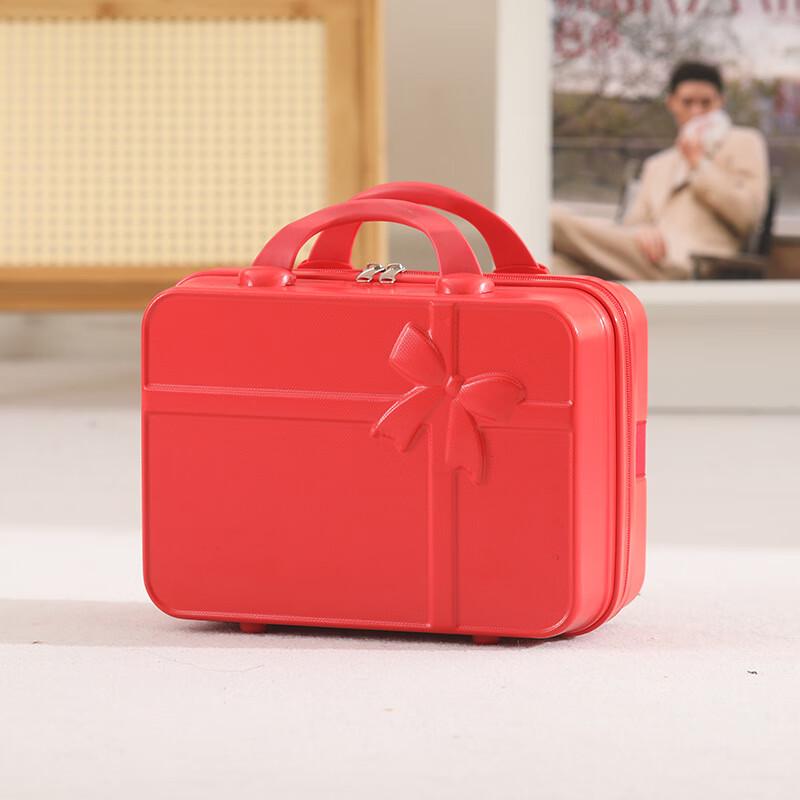 OEING Bowknot Portable Makeup Travel Case