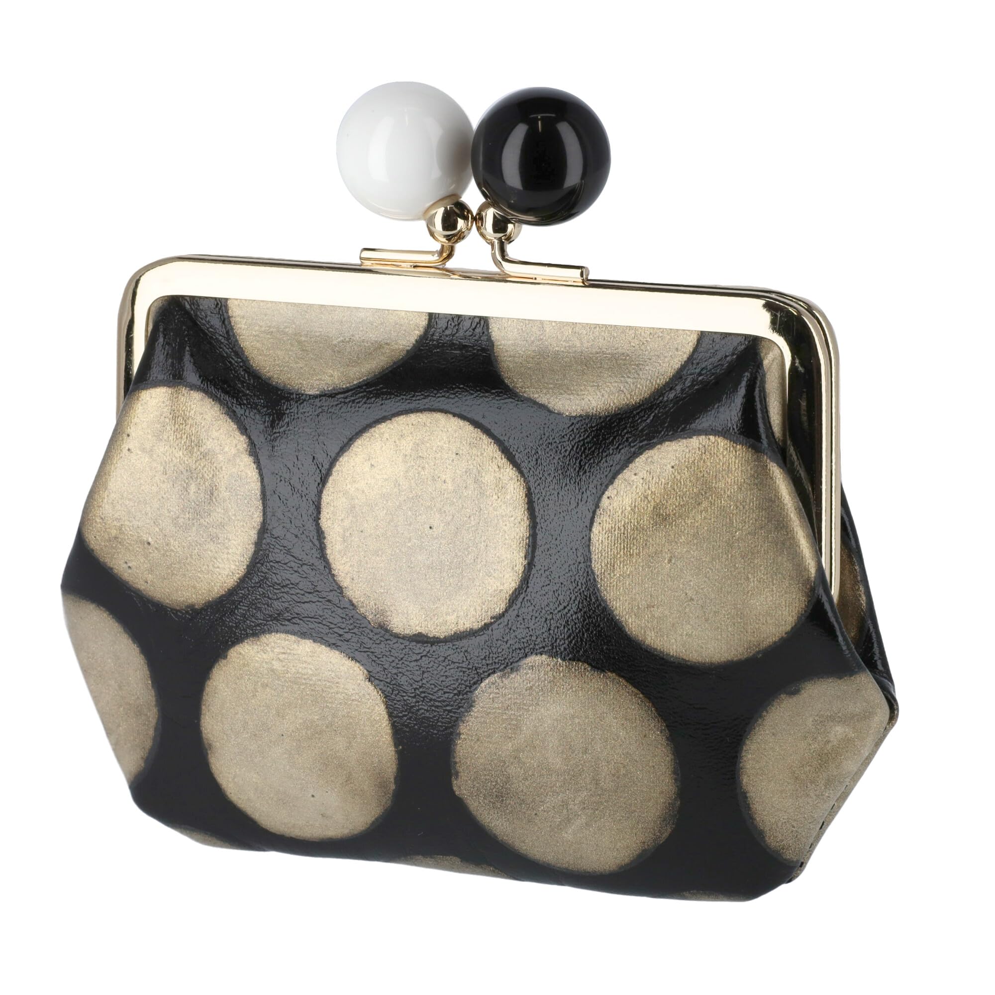 

Coin Coin Full Moon Dot [Tsumori Chisato] Purse, Clasp, Purse, бежевий