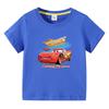 Potdemiel Summer Disney McQueen Car Kid Shirts Boys T-shirt Short-sleeved for Children's Baby Tee Clothes Kids Tops