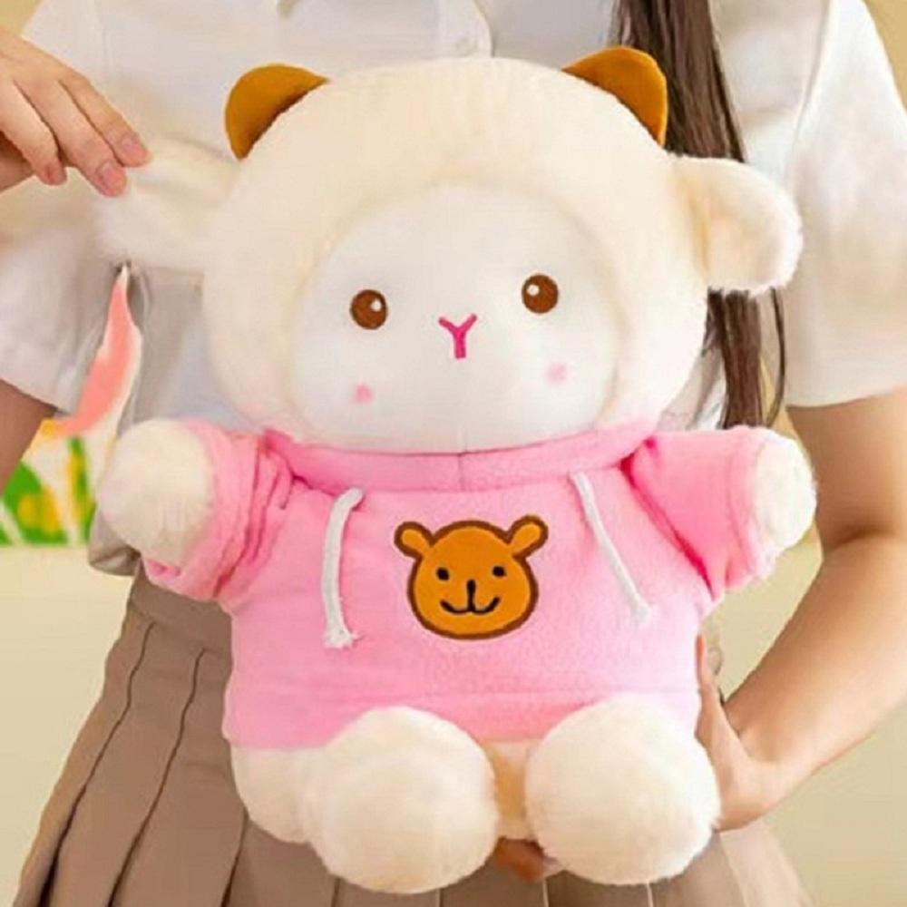 23cm PP Cotton Cartoon Plush Sheep Soft Toys Stuffed Animal Sheep Dolls Valentine's Day Christmas Gifts Toy for Children Girl