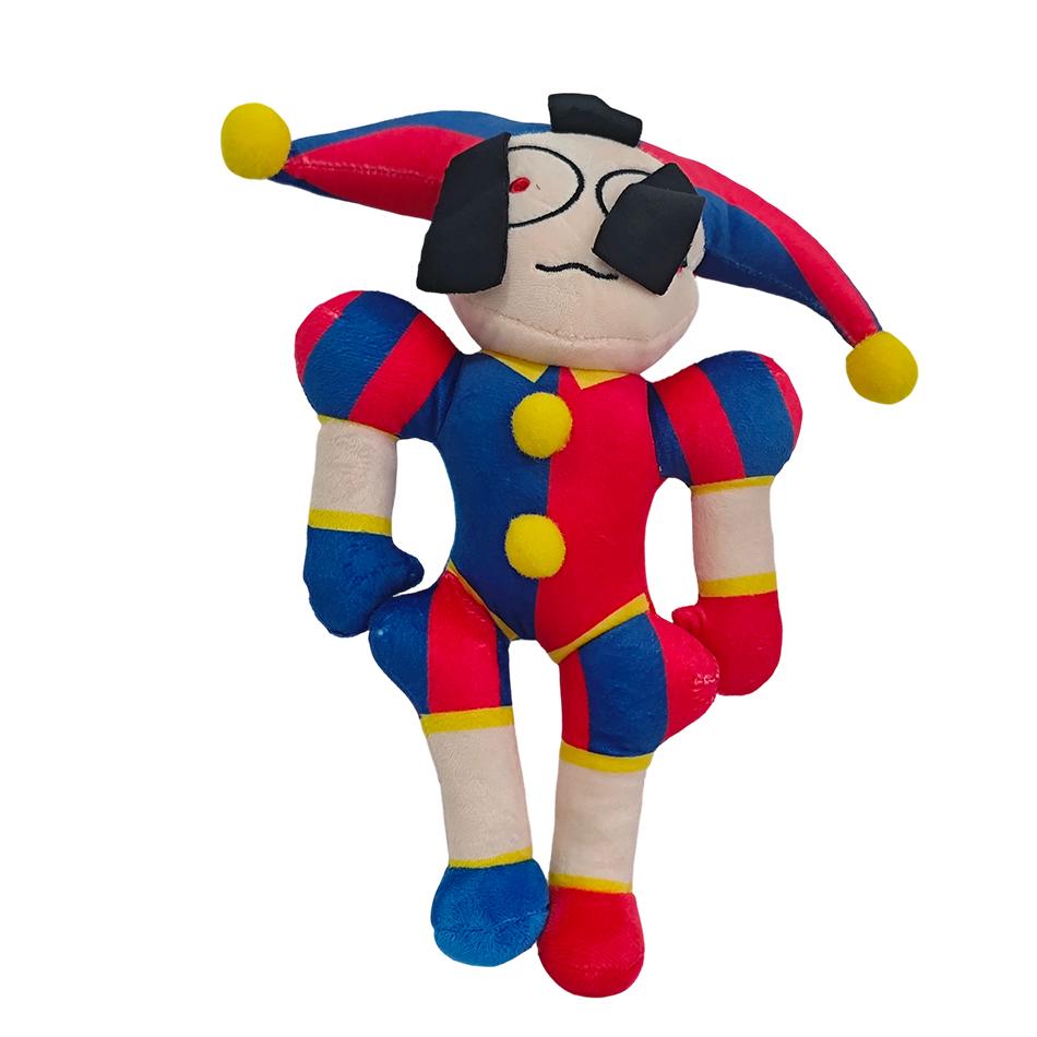 Hot Cartoon The Amazing Digital Circus Clown Ragatha Pomni Cartoon Jax Doll Joker Plush Christmas Kids Birthday New Year Gift