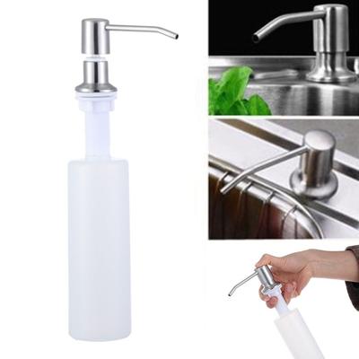 Dozator de săpun pentru chiuvetă din oțel inoxidabil Sticla de depozitare pentru loțiune Accesorii de bucătărie Accesorii pentru baie
