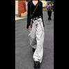 American Retro Washed Distressed Loose Soft Jeans for Spring/Summer