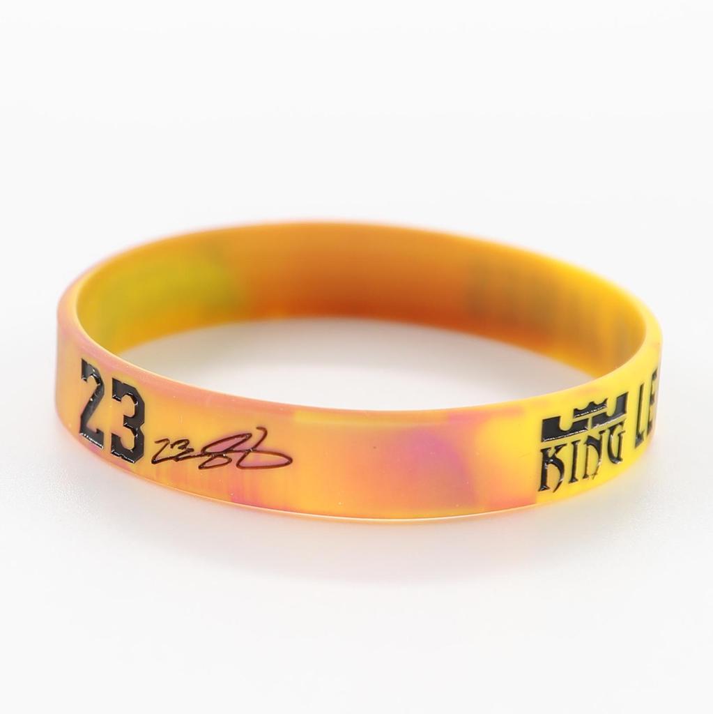 Thickened Luminous NBA Basketball Silicone Wristband: Harden, LeBron, Curry, Irving Edition