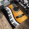 1Pc Guitar Print Rug - home decoration Carpet For Living Room Bedroom Flooring Computer Chair Area Rug