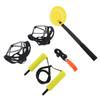 Retractable Ice Safety Picks Non Grip Crampons Spikes Shoe Grip with Whistle Stainless Steel Ice Picks Set for Ice