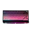 K81 Customizable Three-Mode Side-Engraved Mechanical Keyboard with PBT Two-Color Gradient Luminous Design