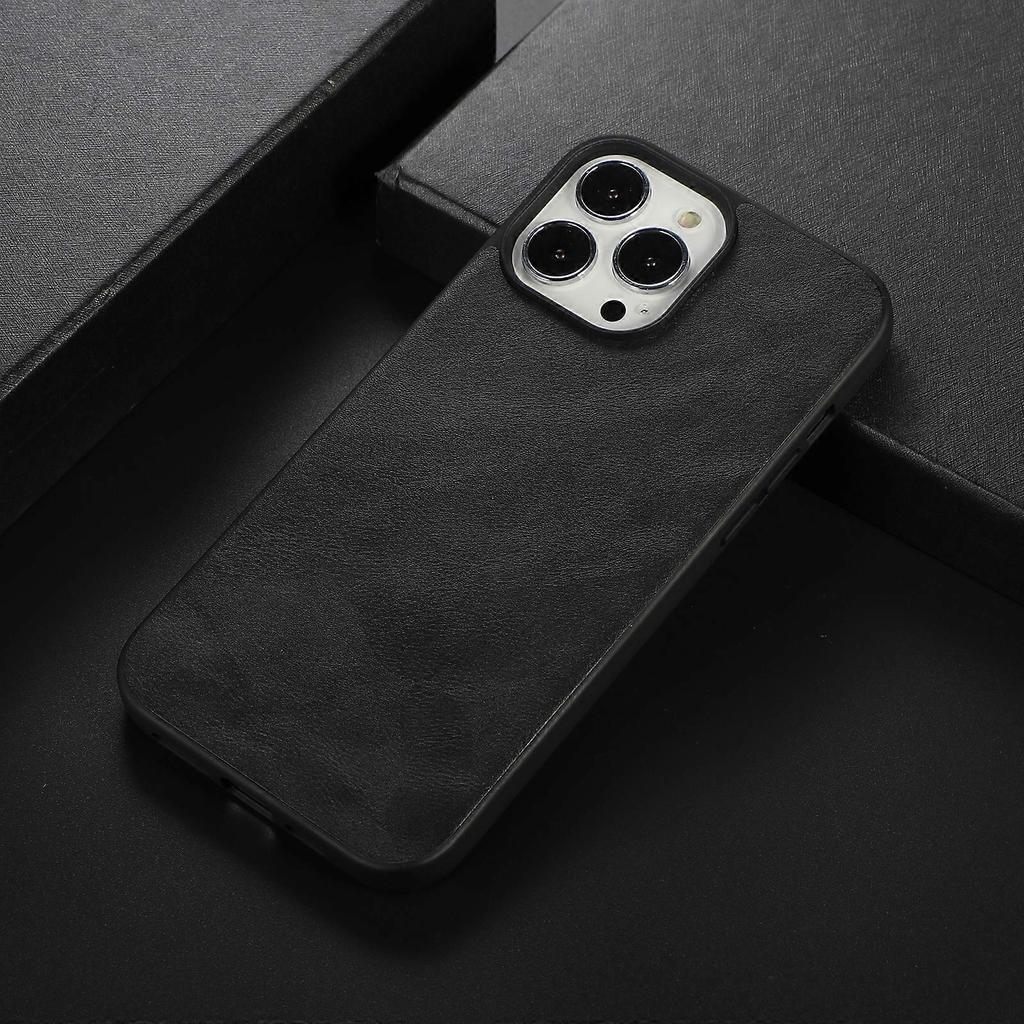 For iPhone 13 Pro Cowhide Texture PU Phone Case