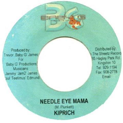 

7inch Record KIPRICH - Needle Eye Mam Baby G 2004 Jamaica Reggae, Ska & Dub