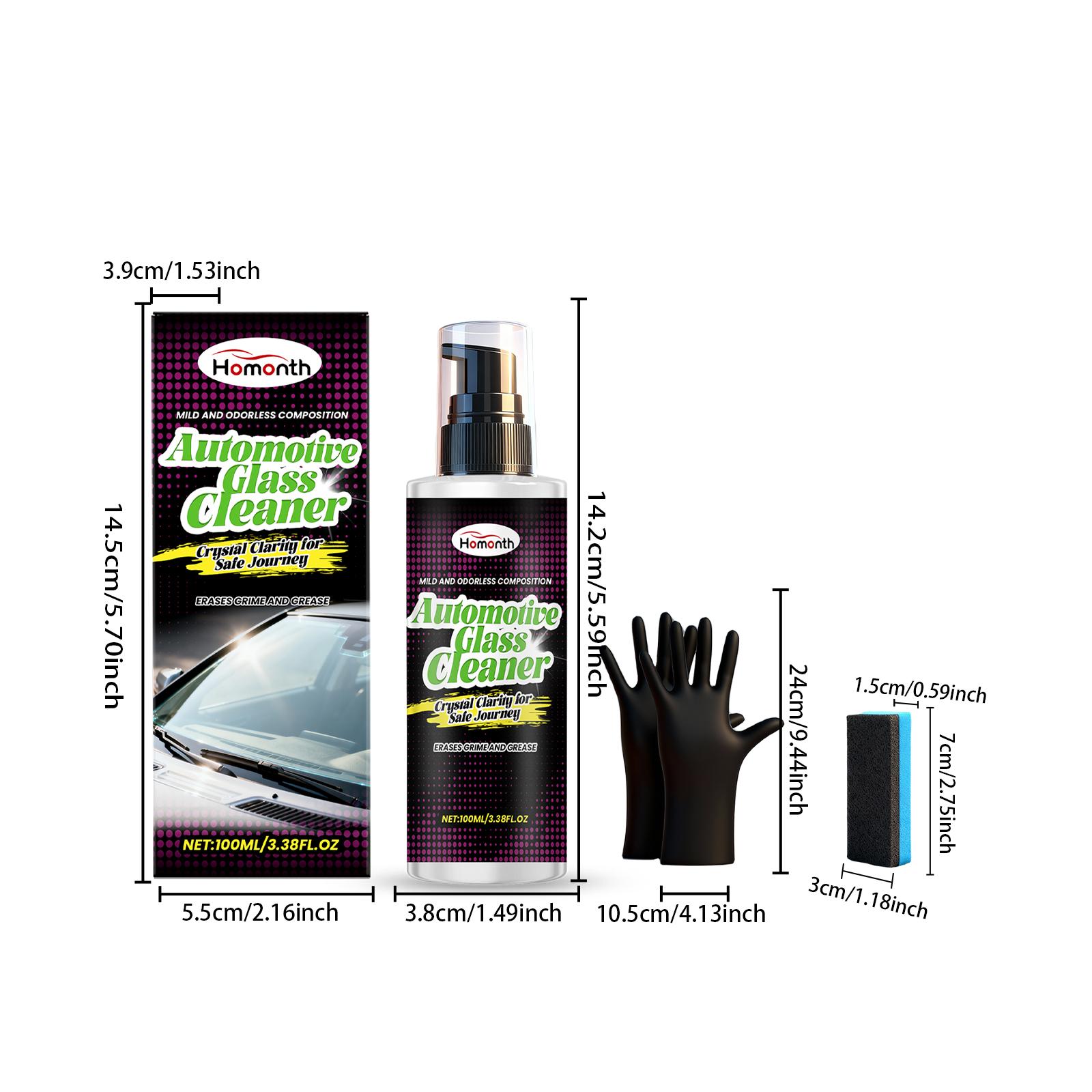 

Car Windshield Protectant Car Window Glass Care Spray Effectively Removes Oil Film Clear Vision No Damage To The Glass Surface