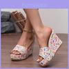 Summer Fish Mouth Flat Sandals With Sole For Women Outdoor Wear