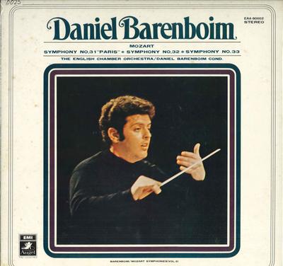 Disc LP DANIEL BARENBOIM - Colecția Simfoniilor lui Mozart <<Volum EAA80002PROMO EMI ANGEL Japonia Clasic Folosit