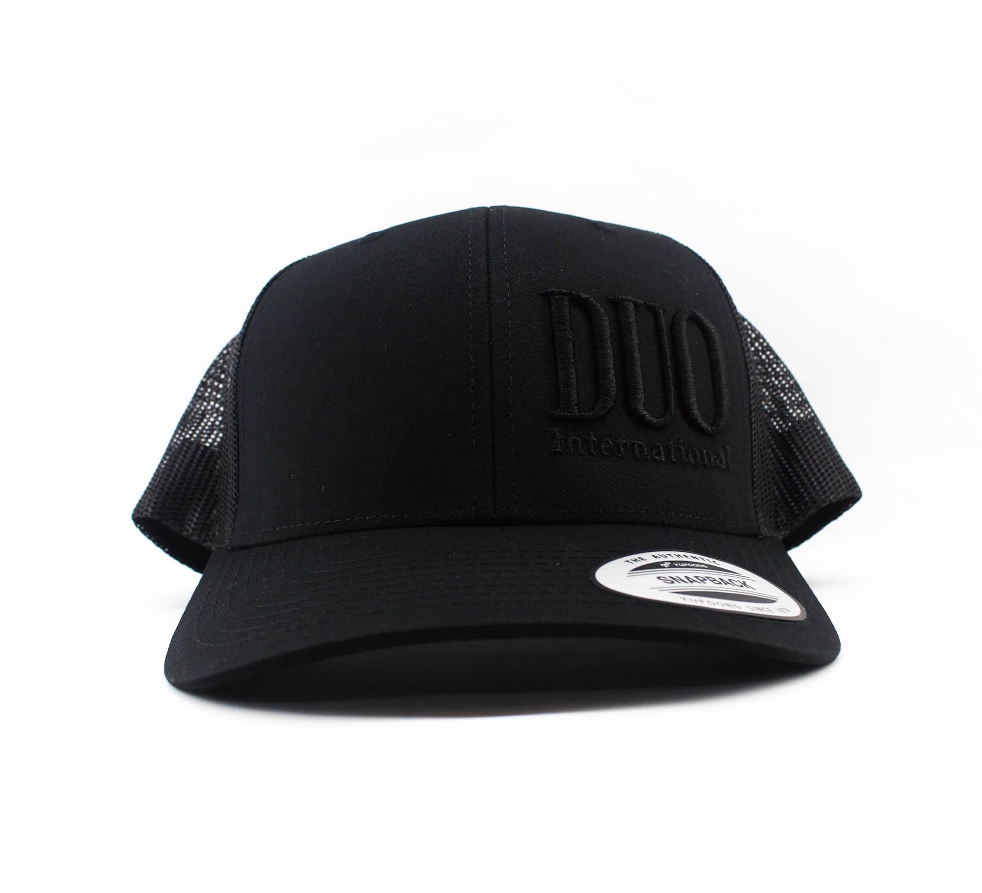 

Duo Cap Snapback Cap Mesh Japan Free Size Black (6083)