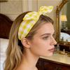 Non Slip Ocean Fish Print Headband with Cute Bow Perfect for Wide Hair Hoop Lovers
