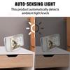 Clear Clock LED Modern Digital Clock Auto Brightness Adjustment Electronic Aesthetic Makeup For Desk Dorm Study Classroom