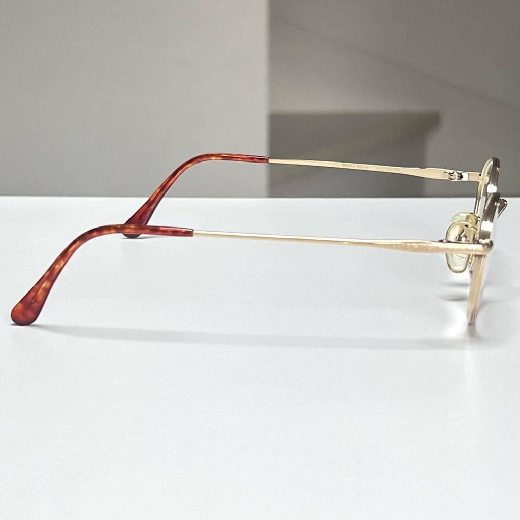 Used SEIKO Domestic Vintage Eyeglasses Frame Glasses Round Type EL-0874 GOLD Gold Women's Eyewear 4819-140