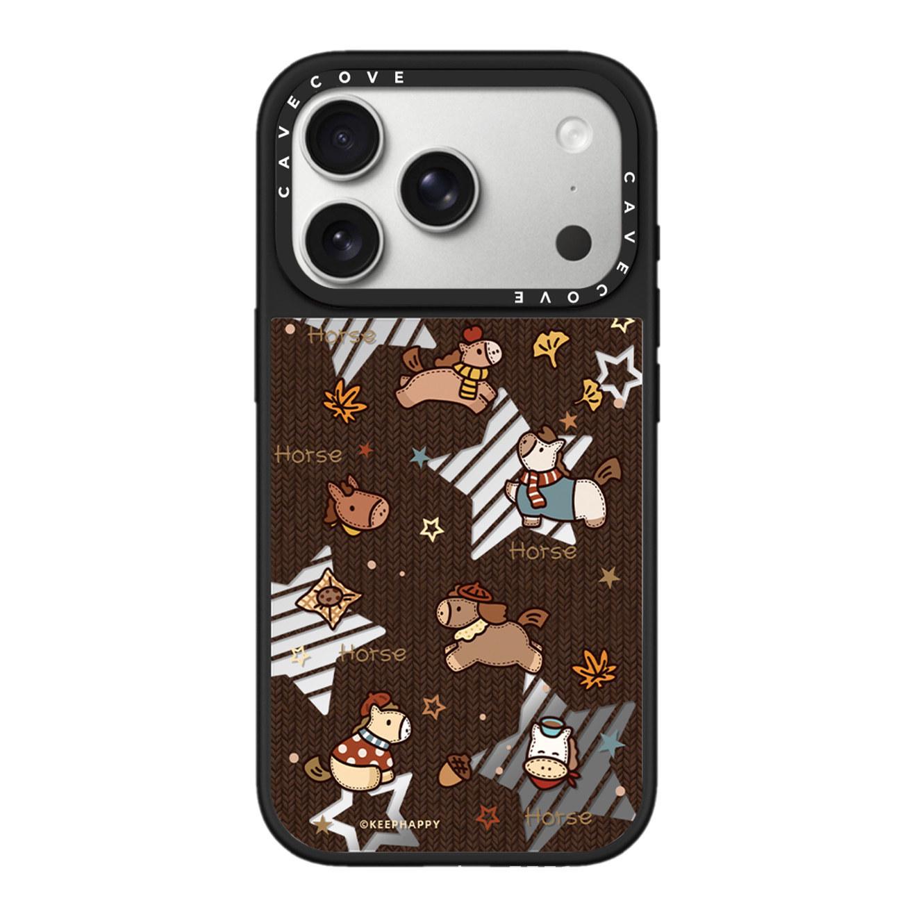 Denim Horse Texture MagSafe Case for iPhone 16/17 Pro Max iPhone 16 Pro