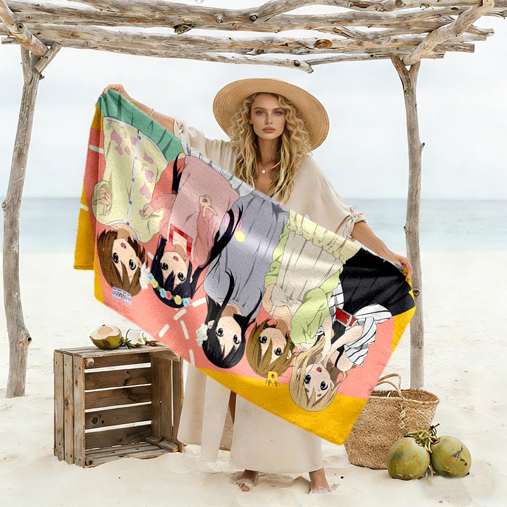Rock Star Quartet Beach Towel High Absorbency & Quick-Dry Comfortable Lightweight Perfect for Traveling Yoga Camping and Swimming
