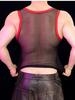 Men'S Sexy High Elastic Shaping Vest Breathable Mesh Sheer See Through Tank Tops Man Nightclub Party T-Shirts