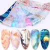 BORN PRETTY 10pcs Nail Foils Marble Paper Gel Polish Transfer Sticker DIY Pattern Manicure Nail Art Decoration Decorations