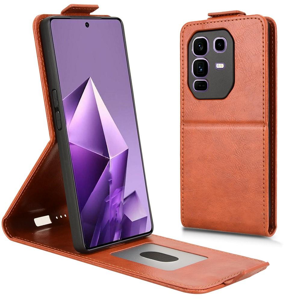 For Infinix Note 50 Pro+ 5G Stand Case Magnetic Clasp Vertical Flip Leather Phone Cover with Card Holder