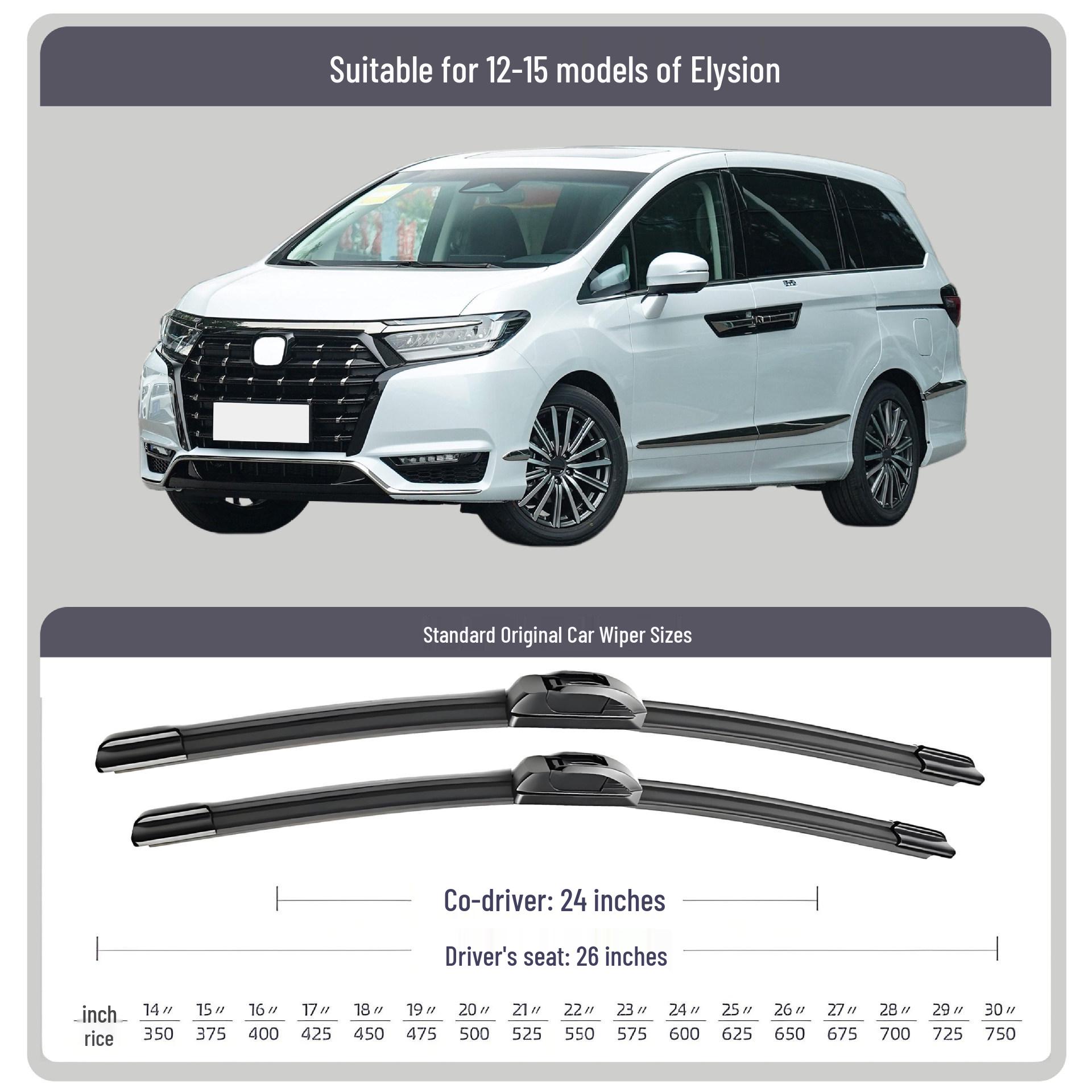 

Elysion Frameless A-Class Car-Specific Wiper Blade